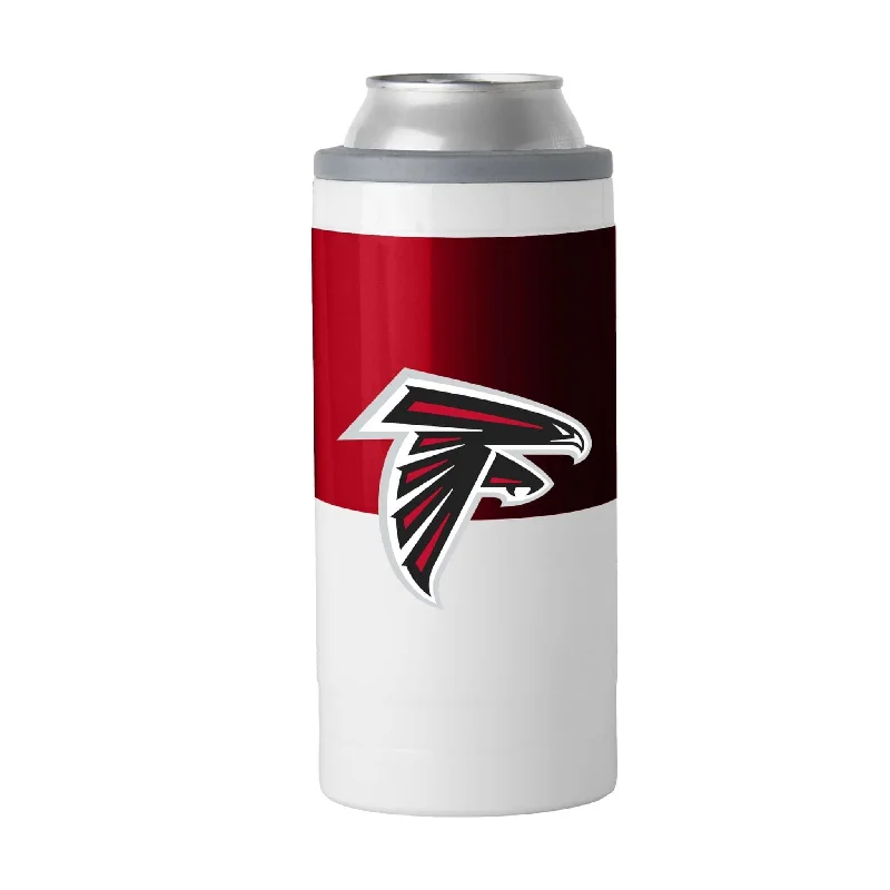 Metallic Team Mug-Atlanta Falcons 12oz Colorblock Slim Can Coolie