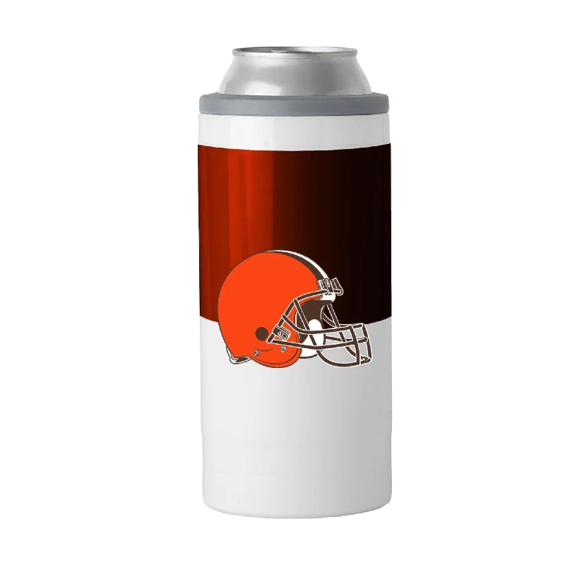 Friendship Team Mug-Cleveland Browns Colorblock 12oz Slim Can Coolie