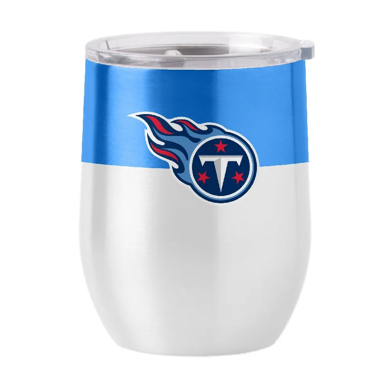 Father’s Day Team Mug-Tennessee Titans 16oz Colorblock Stainless Curved Beverage