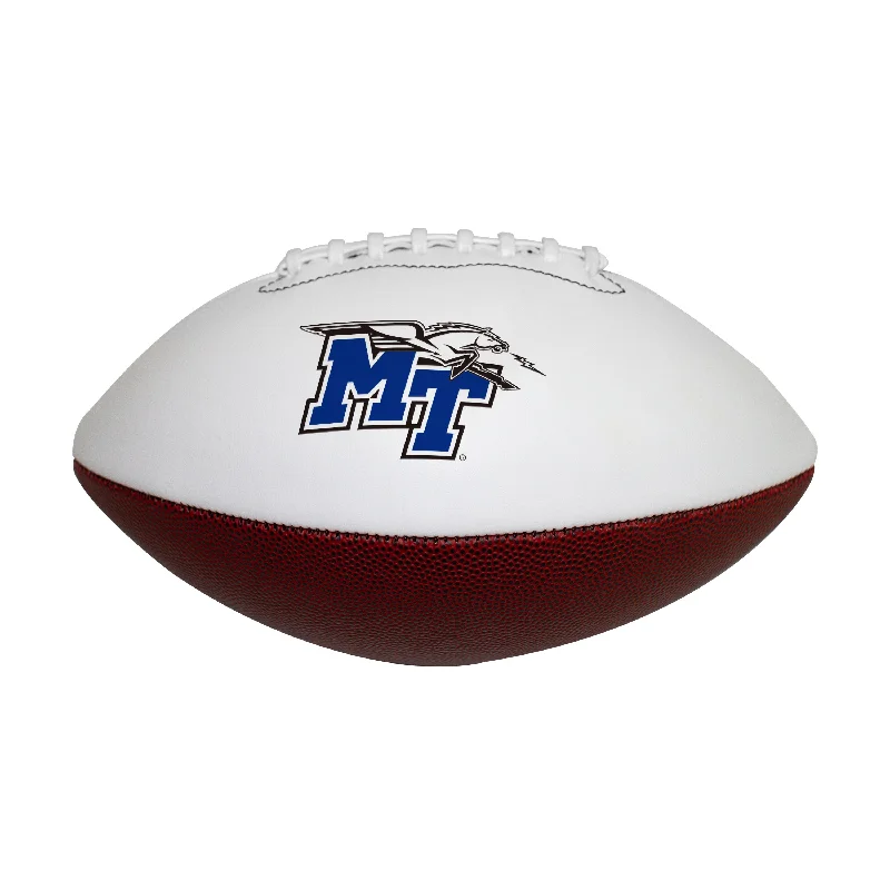 Embossed Rugby Ball-MTSU Official-Size Autograph Football