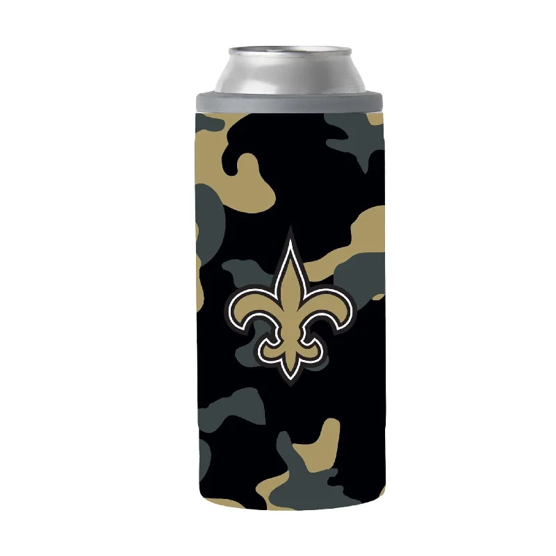 Pink Team Mug-New Orleans Saints Camo Swagger 12oz Slim Can Coolie