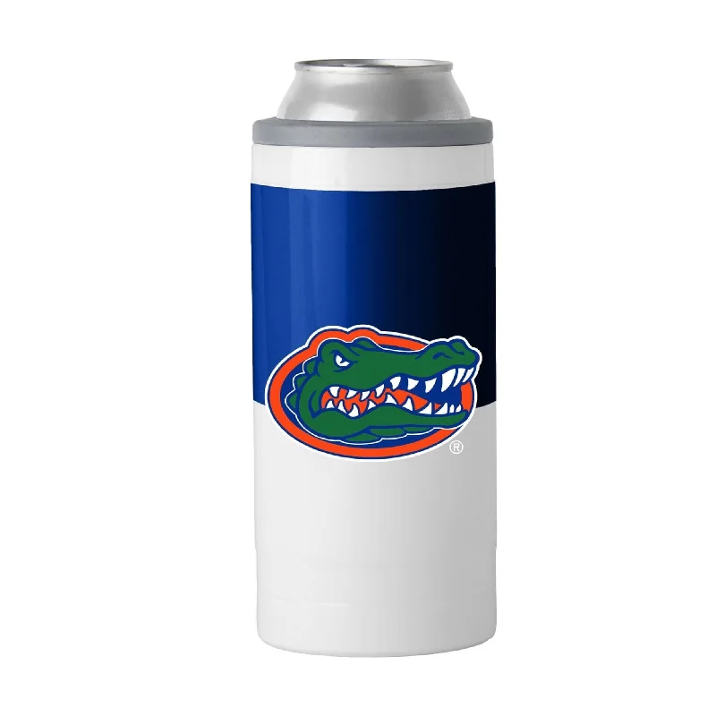 Full Wrap Team Mug-Florida Colorblock 12oz Slim Can Coolie