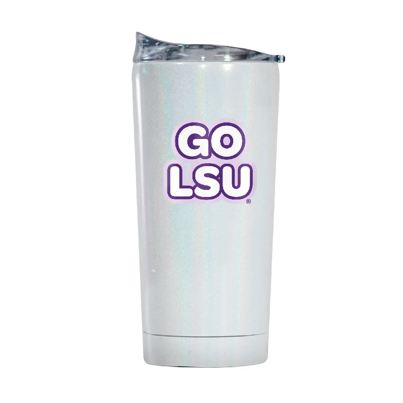 Fan Edition Team Mug-LSU 20oz Bubble Iridescent Tumbler