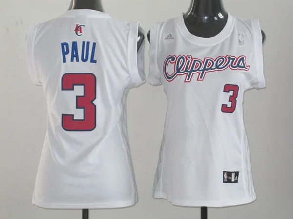 Sustainable Basketball Jersey-Clippers 3 Paul White Women Basketball Jersey