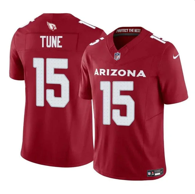 Matte Soccer Jersey-Men's Arizona Cardinals #15 Clayton Tune Red 2023 F.U.S.E. Untouchable Limited Football Stitched Jersey