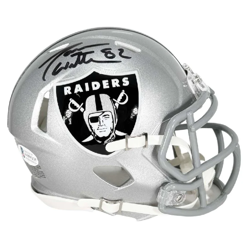 Club Football Helmet-Jason Witten Signed Las Vegas Raiders Speed Mini Football Helmet (Beckett)