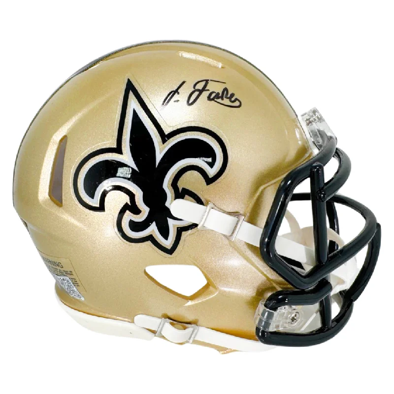 Aerodynamic Football Helmet-Isaiah Foskey Signed New Orleans Saints Speed Mini Football Helmet (JSA)