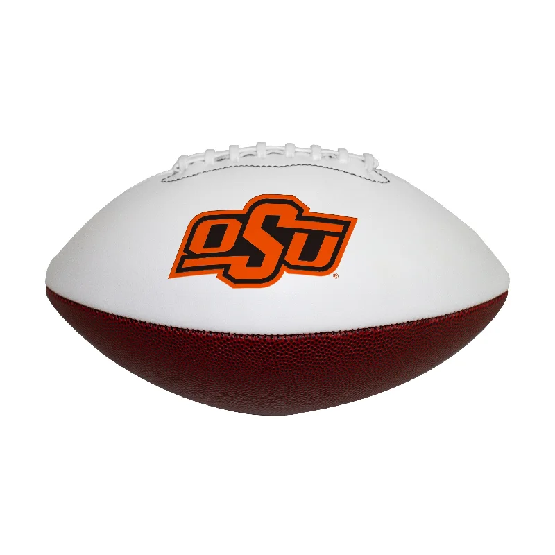 Purple Rugby Ball-Oklahoma State Official-Size Autograph Football