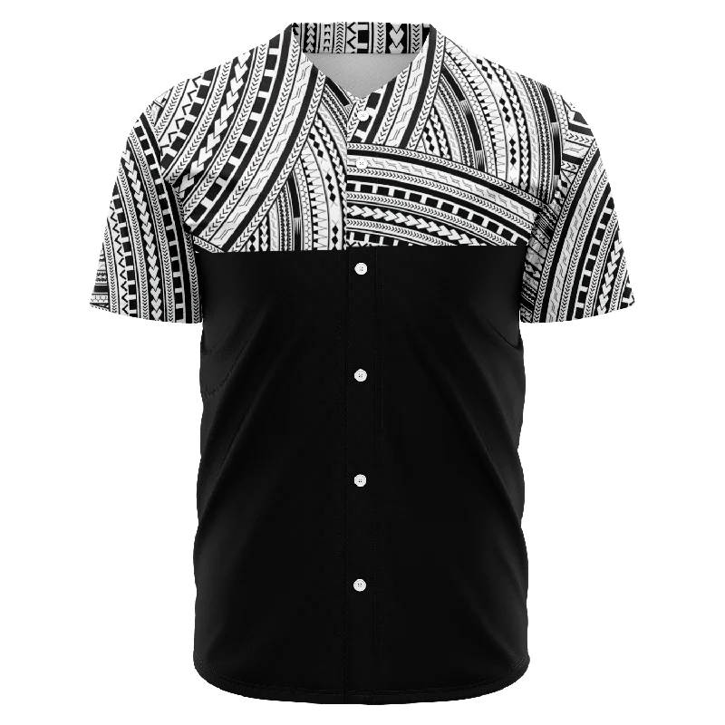 Classic Baseball Jersey-Polynesian Design Baseball Jerseys