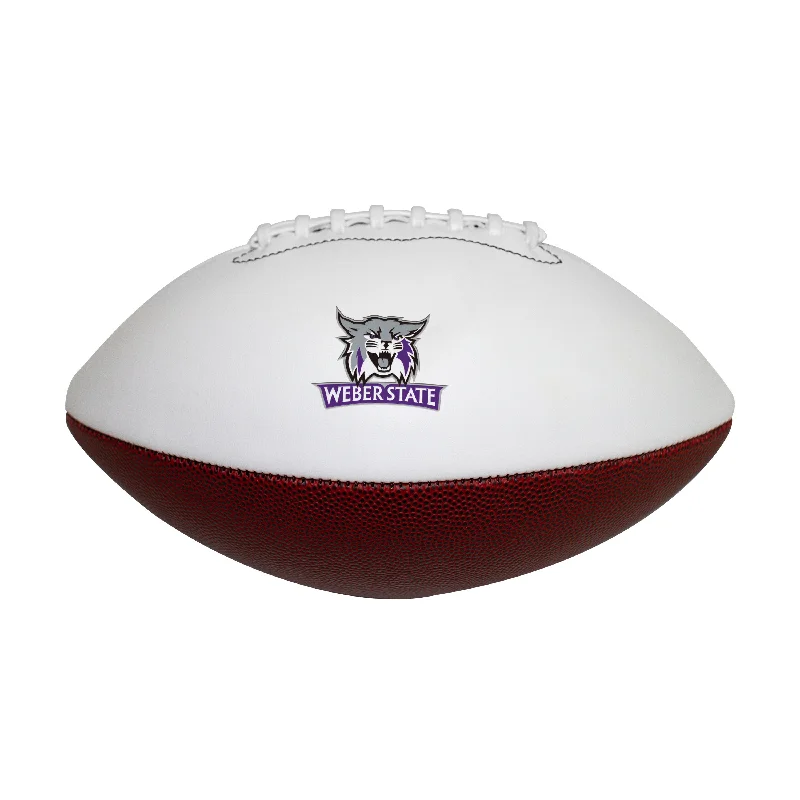 Kids Rugby Ball-Weber State Full Size Autograph Football