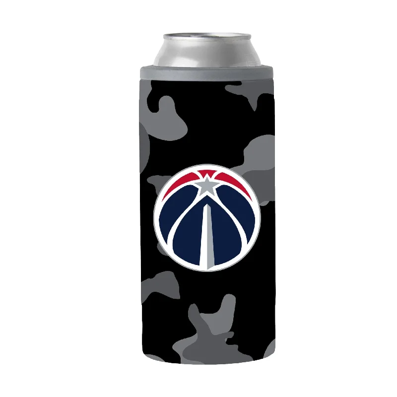 Blue Team Mug-Washington Wizards Black Camo 12oz Slim Can Coolie