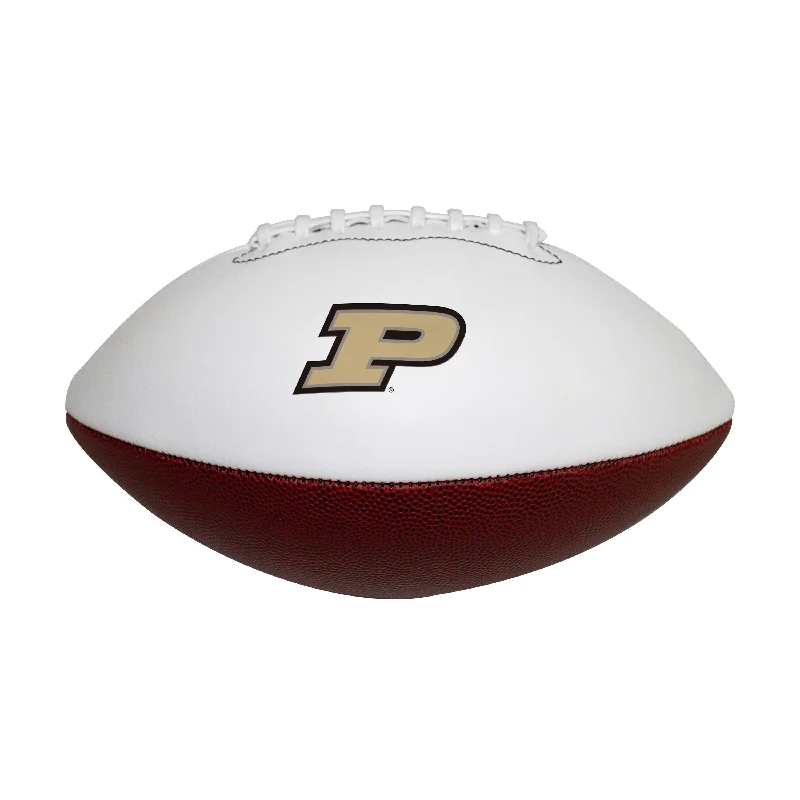 Seamless Rugby Ball-Purdue Official-Size Autograph Football