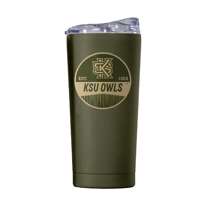 Office Team Mug-Kennesaw State 20oz Badge Powder Coat Tumbler