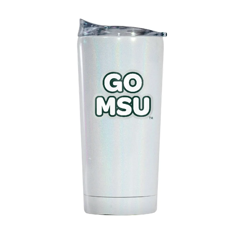 Championship Team Mug-Michigan State 20oz Bubble Iridescent Tumbler