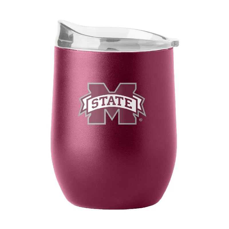 Hockey Team Mug-Mississippi State 16oz Flipside Powder Coat Curved Beverage