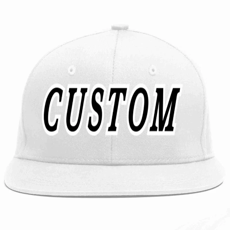 Tie Dye Baseball Cap-Custom White Black-White Casual Sport Baseball Cap