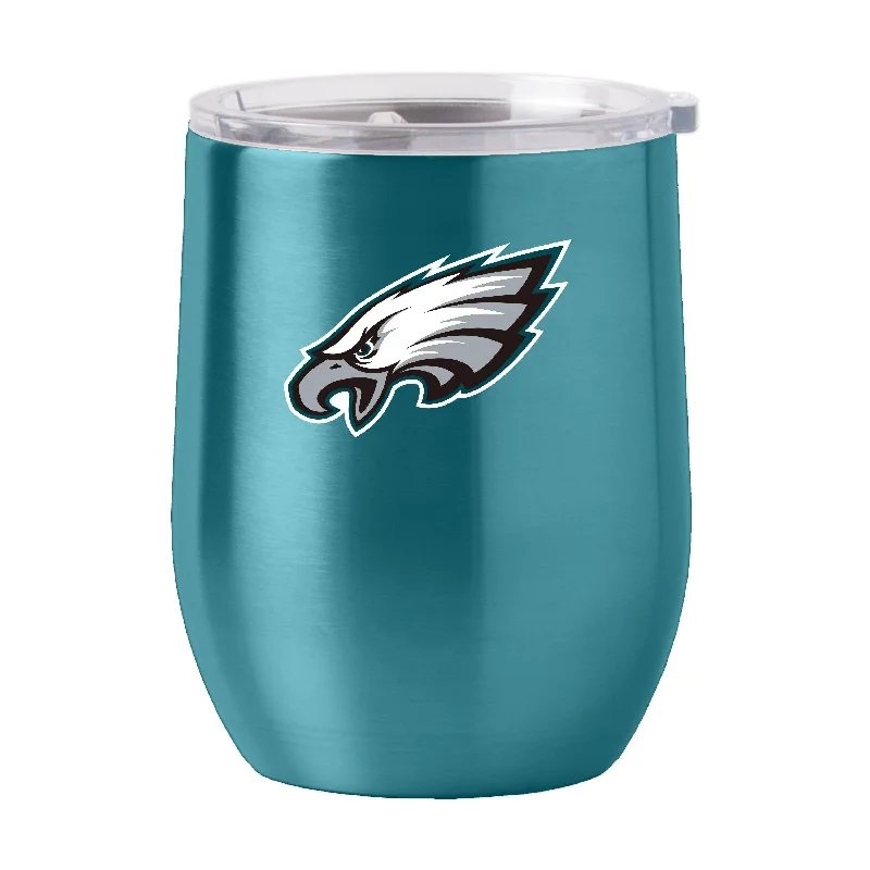 Volleyball Team Mug-Philadelphia Eagles 16oz Gameday Stainless Curved Beverage