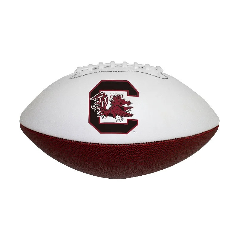 Yellow Rugby Ball-South Carolina Official-Size Autograph Football