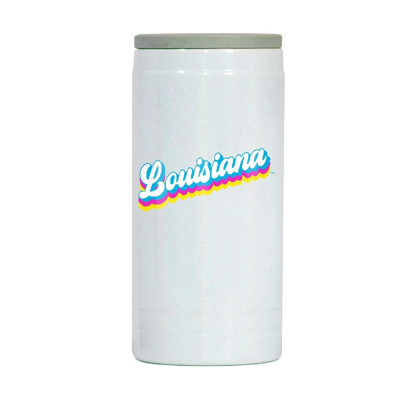 Gradient Team Mug-Louisiana - Lafayette 12oz Shadow Iridescent Slim Coolie