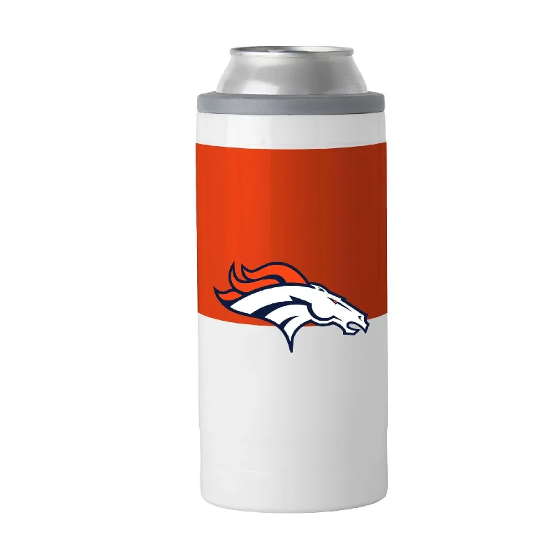 Anniversary Team Mug-Denver Broncos 12oz Slim Can Coolie