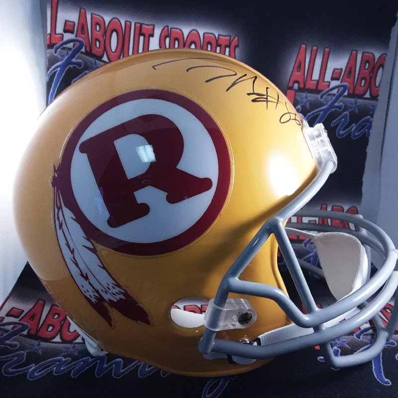 Sun Protection Football Helmet-Jordan Reed Authentic Signed Autographed Full-size Replica Helmet JSA