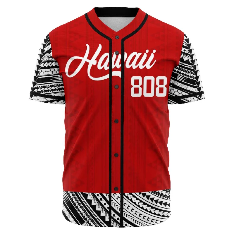 Minimalist Baseball Jersey-Hawaii 808 Baseball Jersey