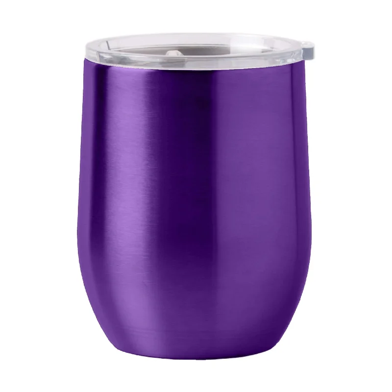 Camping Team Mug-Plain Purple 16oz Stainless Curved Beverage