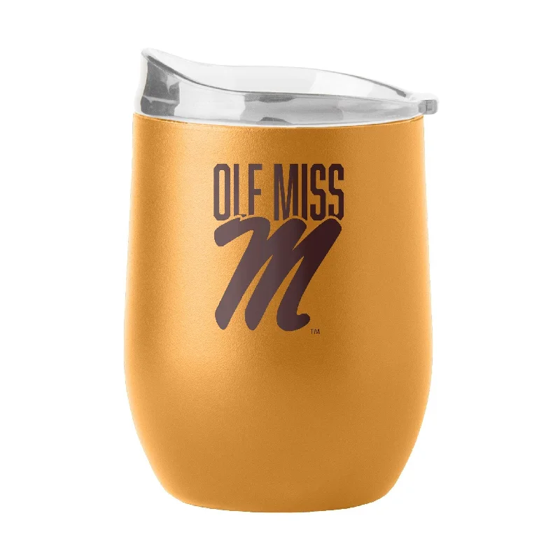 Collector’s Team Mug-Ole Miss 16oz Huddle Powder Coat Curved Beverage