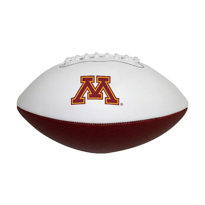 Gold Rugby Ball-Minnesota Official-Size Autograph Football