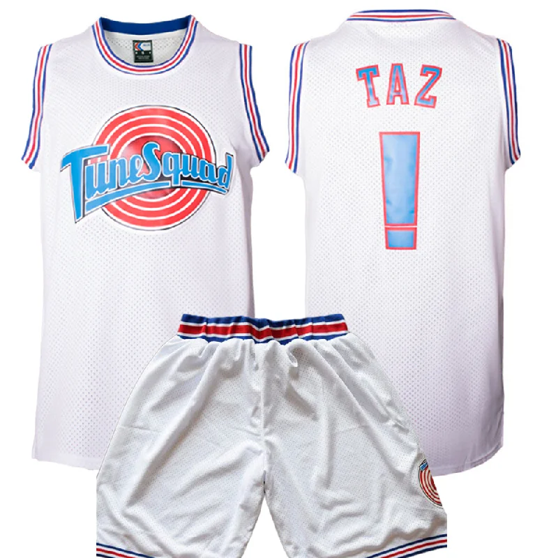 Pink Basketball Jersey-Taz Space Jam Uniform - Tune Squad Gear