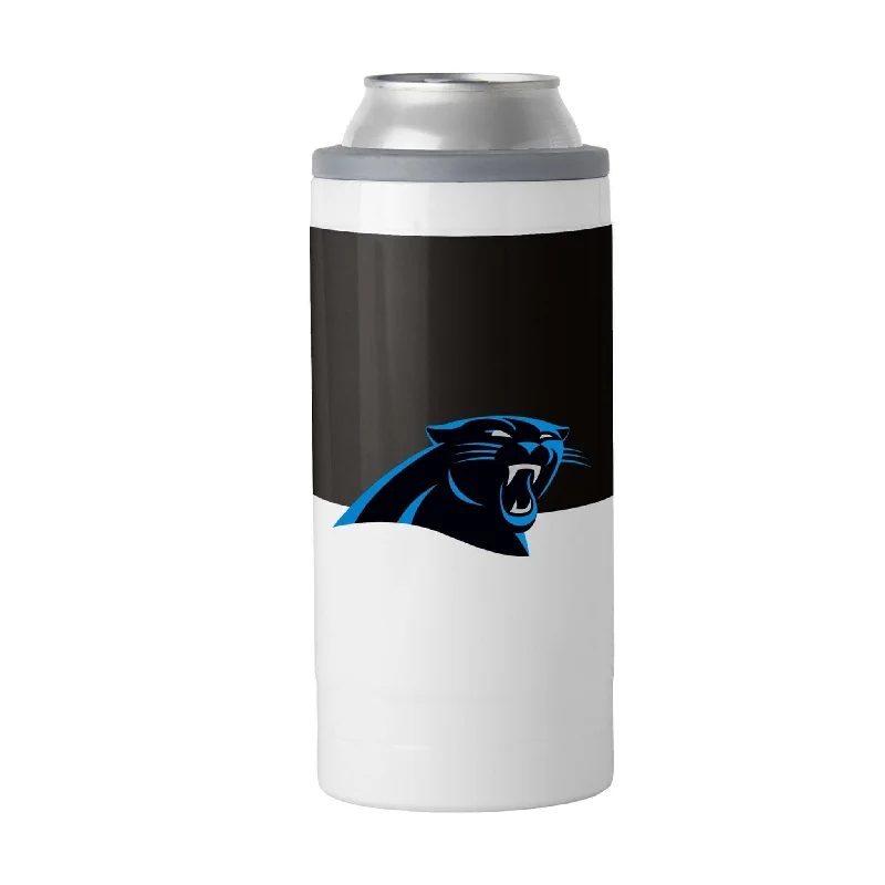 Gold Team Mug-Carolina Panthers 12oz Colorblock Slim Can Coolie