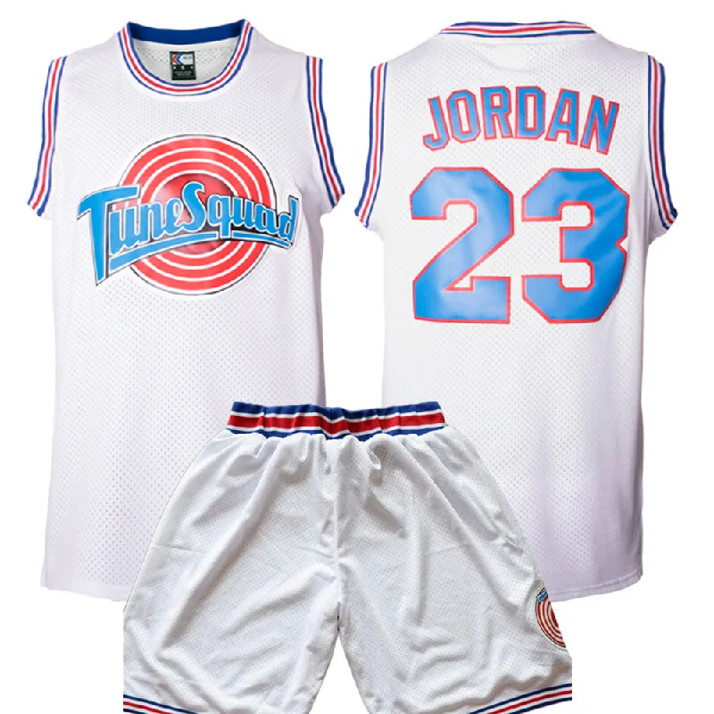 Whiteout Basketball Jersey-Michael Jordan Space Jam Uniform - Tune Squad Gear