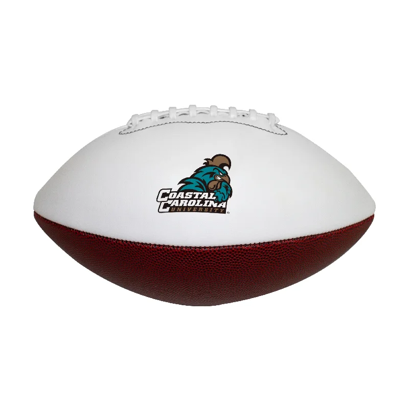 Water-Based Ink Rugby Ball-Coastal Carolina Official-Size Autograph Football