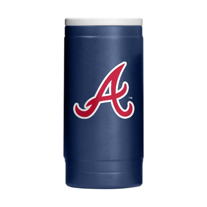 University Team Mug-Atlanta Braves Flipside Powder Coat Slim Can Coolie