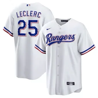 Neon Baseball Jersey-Jose Leclerc Texas Rangers World Series Jerseys