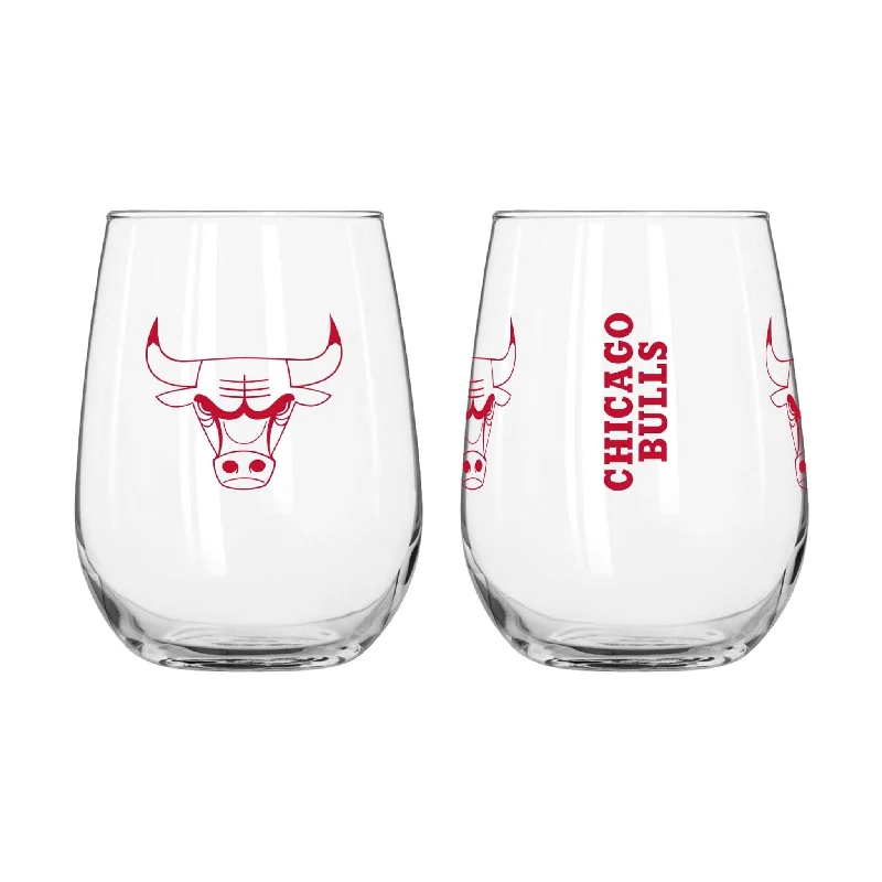 Collector’s Team Mug-Chicago Bulls 16oz Gameday Curved Beverage Glass