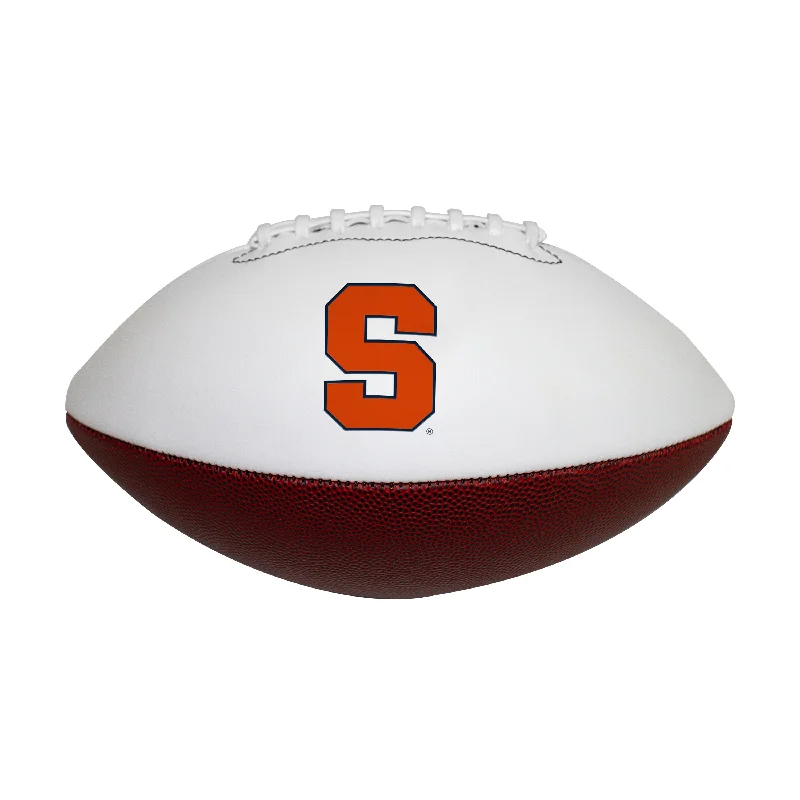 Green Rugby Ball-Syracuse Official-Size Autograph Football