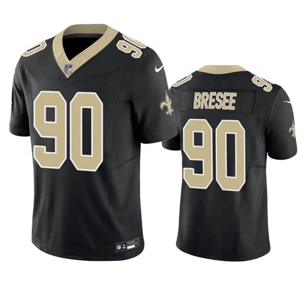 Player Edition Soccer Jersey-Men's New Orleans Saints #90 Bryan Bresee Black 2023 F.U.S.E. Untouchable Limited Football Stitched Jersey