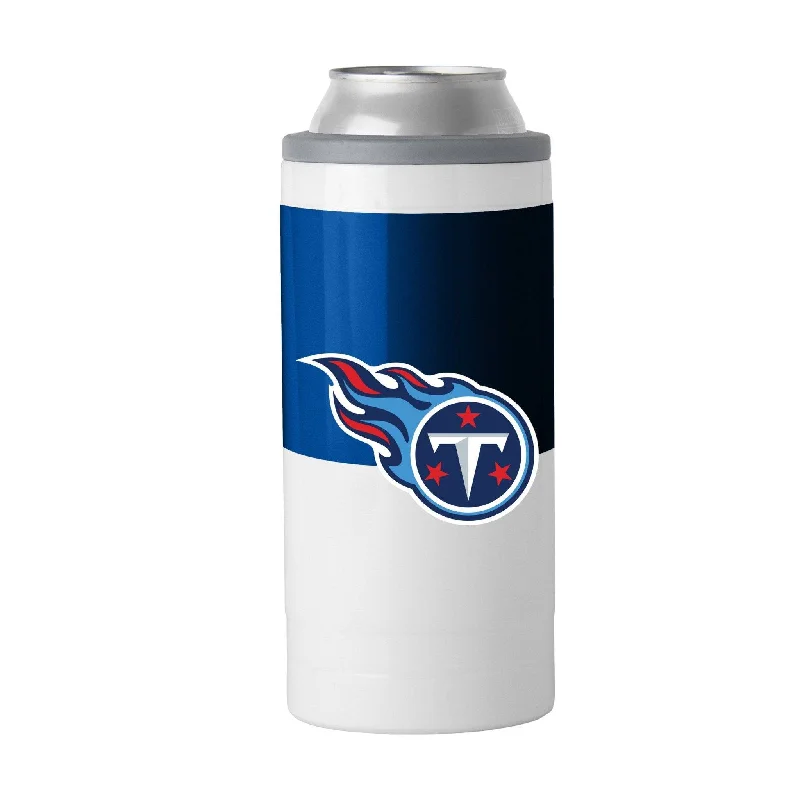 Gradient Team Mug-Tennessee Titans 12oz Colorblock Slim Can Coolie