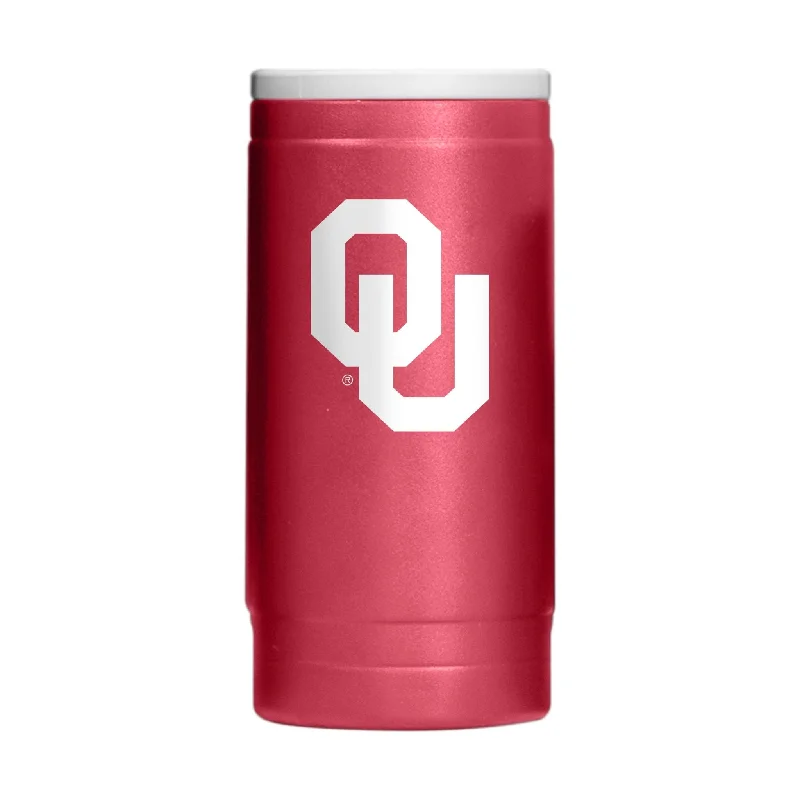 Holiday Team Mug-Oklahoma Flipside Powder Coat Slim Can Coolie