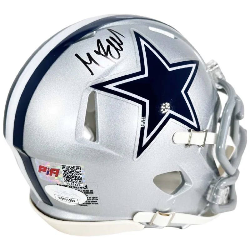 Collectible Football Helmet-Markquese Bell Signed Dallas Cowboys Speed Mini Football Helmet (JSA)