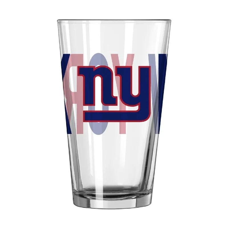 Logo Team Mug-New York Giants 16oz Overtime Pint Glass