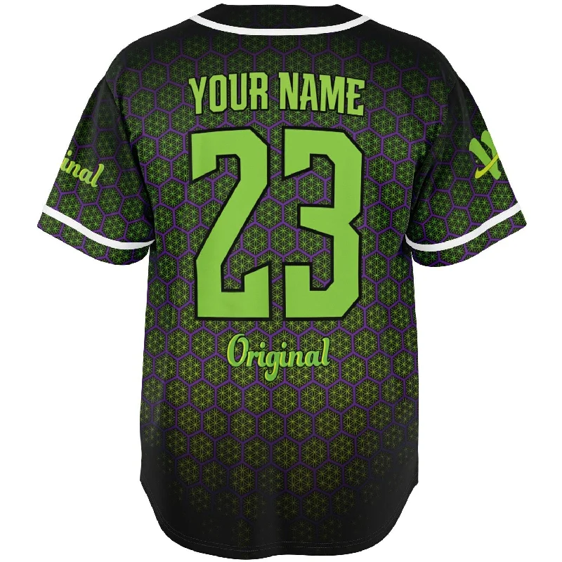 Player Edition Baseball Jersey-HexaFlower Baseball Jersey (Personalized)