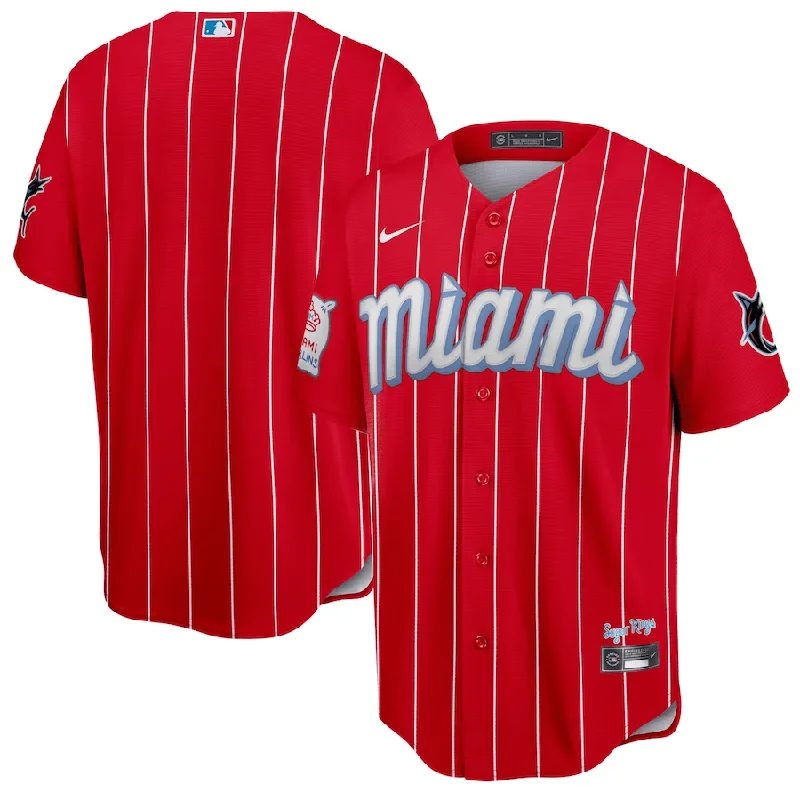 Matte Baseball Jersey-Miami Marlins Jerseys