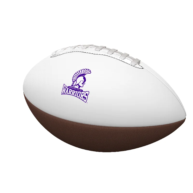 Shock Absorbing Rugby Ball-Winona State Full Size Autograph Football