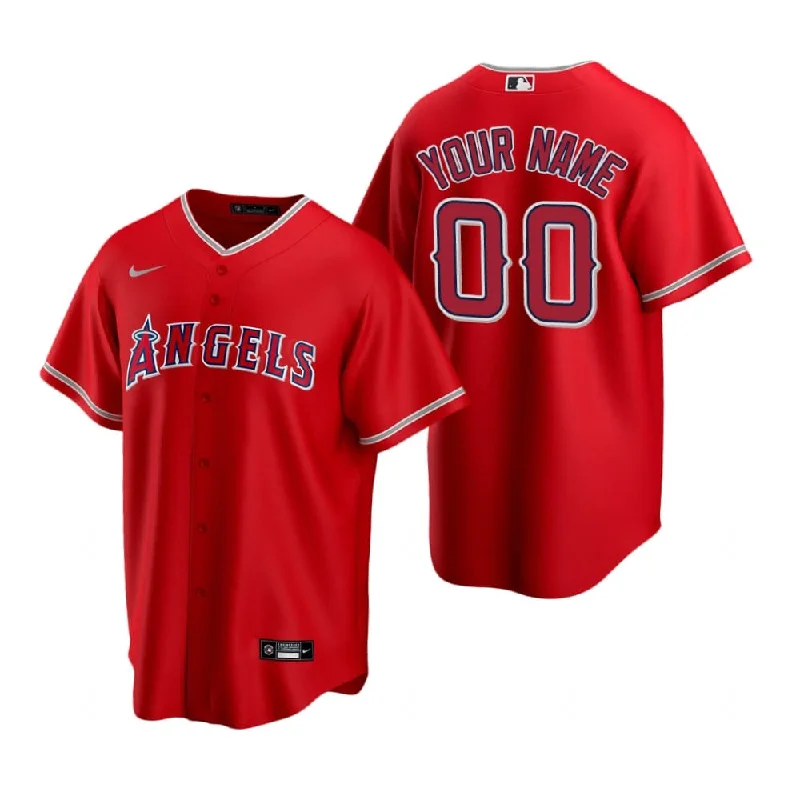 Full Button Baseball Jersey-Los Angeles Angels Jerseys