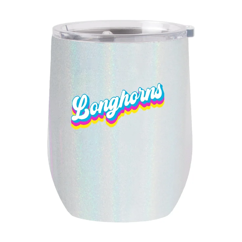 Handleless Team Mug-Texas 16oz Shadow Iridescent Curved Tumbler