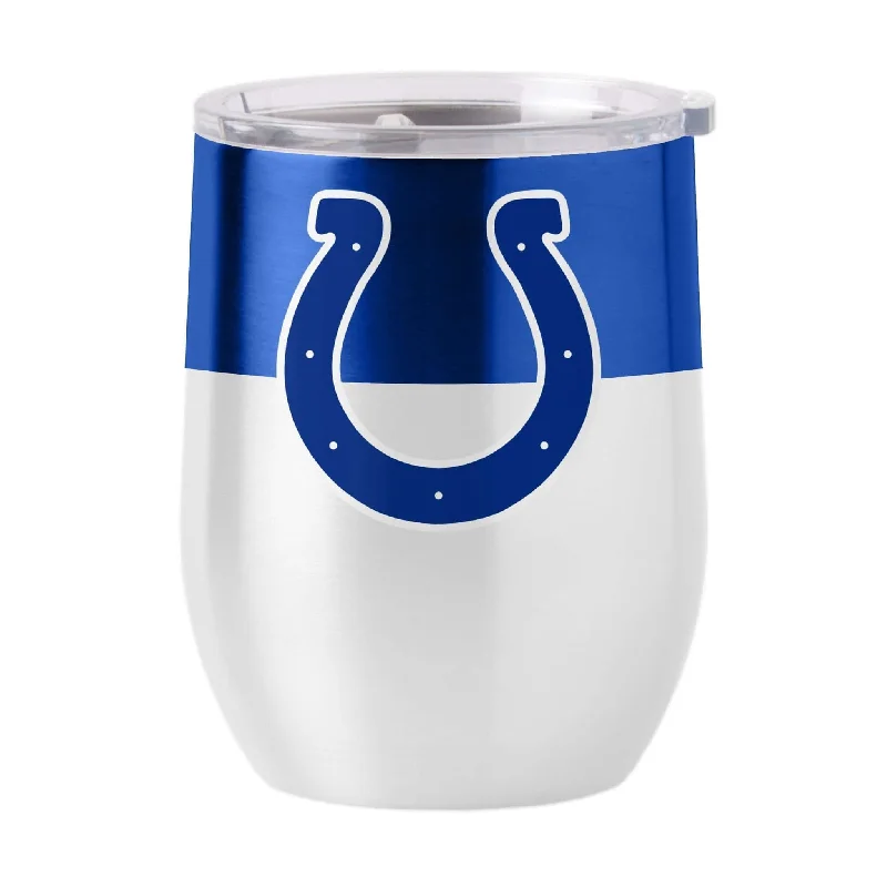 Home Team Mug-Indianapolis Colts Colorblock 16oz Stainless Curved Beverage