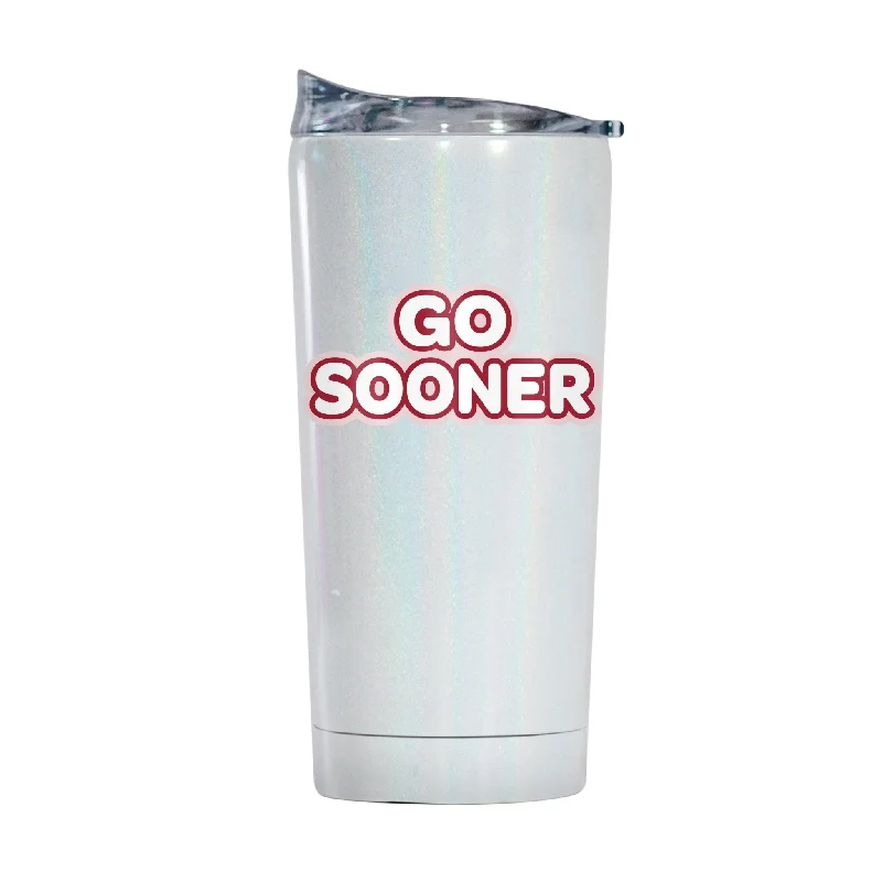 Golf Team Mug-Oklahoma 20oz Bubble Iridescent Tumbler