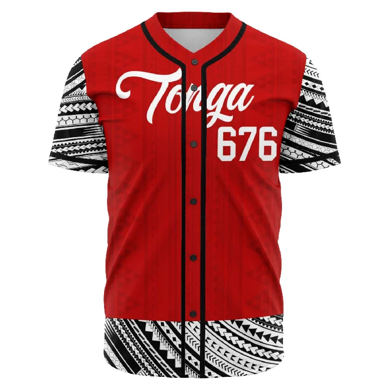 Tournament Baseball Jersey-Tonga 676 Baseball Jersey